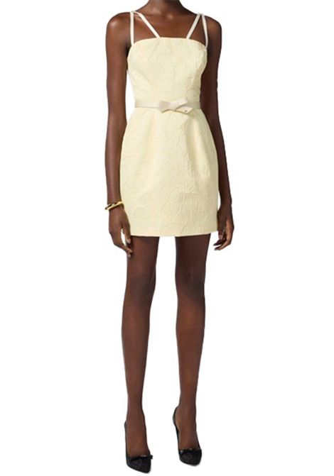 Abito Elisabetta Franchi donna AB77952E2 DC7 limone ELISABETTA FRANCHI | Abiti | AB77952E2DC7